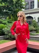 Женская блуза из шелка Армани Красный Maybel 2XL 506 (3925_5) - изображение 3