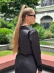 Женская блуза из шелка Армани Черный Maybel 2XL 506 (3926_5) - изображение 7
