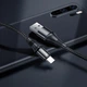 Универсальный кабель для зарядки и передачи данных HOCO X50 USB Type-C 3A, 1m, nylon, aluminum connectors, Black - изображение 5