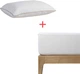 Набор U-tek Наматрасник Delight Непромокаемый с резинкой по периметру 180x200 см + Подушка Batiste Jean-Paul синтепух 50x70 см (DF180200+PBJP5070) - изображение 1