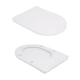 Напольный унитаз Qtap Robin New Ultra Quiet безободочный с сиденьем Soft-close WHITE QT13226083AW - изображение 8
