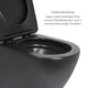 Комплект Qtap Robin Matt Black 2 в 1: унитаз подвесной Ultra Quiet QT13332381АSMB + биде подвесное - изображение 4