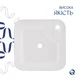 Комплект Qtap Stork: Раковина накладная квадратная 430x430x125 мм White + Донный клапан PU02 - изображение 4