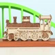 Дерев’яний 3D Конструктор BrainCat Локомотив 267 деталей (BC-007) - зображення 4