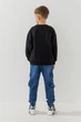 Світшот однотонний унісекс First Kids 0069 128 см Чорний shop (2000990952585) - зображення 4