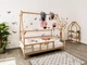 Детская кровать домик Монтессори BUSY WOOD на ножках Модель 1 190х80 см натуральное дерево - изображение 12