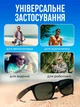 Солнцезащитные поляризационные очки Polaroid женские мужские, солнцезащитные полароиды для рыбалки и отдыха KDEAM Navi с поляризацией, чёрные - изображение 5