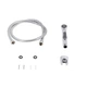 Набор для гігієнічного душу Qtap Inspai-Varius округлий QTSETCRMA021 Chrome/Grey (Set) - зображення 4