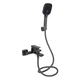 Смеситель для ванны Qtap Gemini (c душевым гарнитуром) QTGEM259GMB45684 Gunmetal Black PVD - изображение 1