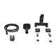 Смеситель для ванны Qtap Gemini (c душевым гарнитуром) QTGEM259GMB45684 Gunmetal Black PVD - изображение 7