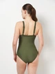 Купальник слитный женский Aqua Speed Olivia 200-07 44 (2XL) Темно-зеленый (5905718601141) - изображение 2