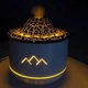 Увлажнитель воздуха вулкан Car Humidifier Vоlcano 360мл аромодифузор, ночник, питание USB Type-C Белый - изображение 4