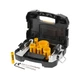 Набор коронок-цифенборов DeWALT DT90351 диаметр 16/20/25/32/40/51/64 мм глубина реза 46.5 мм (DT90351) - изображение 1