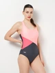 Купальник слитный женский Aqua Speed BELLA 61213 625-336 38 Розовый/Черный (5905718612130) - изображение 1