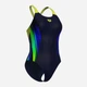 Купальник слитный женский Arena Breath Swimsuit V Back Lb 008330-760 38 Черный/Желтый/Зеленый/Синий (3468337422044) - изображение 12