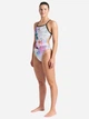 Купальник суцільний жіночий Arena Airbrush Swimsuit Challenge Ba 007912-510 36 Білий/Чорний/Мультиколір (3468337391463) - зображення 6