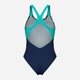 Купальник слитный женский Arena Dreamhline Swimsuit V Back 008328-780 36 Синий/Бирюзовый (3468337419013) - изображение 10
