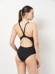 Купальник слитный женский Arena Diamond Swimsuit Lightdrop Bac 007757-510 42 Черный/Белый (3468337387800) - изображение 2