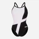 Купальник слитный женский Arena Diamond Swimsuit Lightdrop Bac 007757-510 42 Черный/Белый (3468337387800) - изображение 9