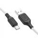 Дата кабель Hoco X90 Cool silicone USB to Type-C (1m) White - зображення 3