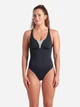Купальник слитный женский Arena Swimsuit Control Pro Solid 009073-555 44 Черный (3468337536604) - изображение 4