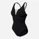Купальник слитный женский Arena Swimsuit Control Pro Solid 009073-555 44 Черный (3468337536604) - изображение 8