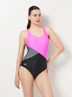 Купальник слитный женский Aqua Speed Bella 61216 625-139 36 Розовый/Черный (5905718612161) - изображение 1