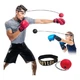 Мяч для бокса Fight Ball 80 г красный с повязкой на голову - изображение 4