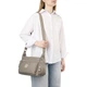 Сумка жіноча тканинна сіра BAGS4LIFE 66503 - 64919 - изображение 4