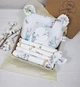 Набор пеленок для новорожденных a.l.babybox Зайка с мамой белый - изображение 1