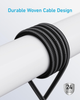 Kabel Anker USB-C to USB-C 240W 0.9m Black (A81D5H11) - obraz 5