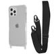 Чехол WAVE Clear Case With Strap для Iphone 12 Pro Max Black - изображение 1