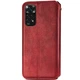 Шкіряний чохол-книжка GETMAN Cubic для Xiaomi Redmi Note 11 (Global) / Note 11S Червоний - зображення 2