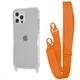 Чехол WAVE Clear Case With Strap для Iphone 12 Pro Max Orange - изображение 1