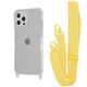 Чохол WAVE Clear Case With Strap для Iphone 12 Pro Max Yellow - зображення 1
