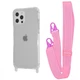 Чехол WAVE Clear Case With Strap для Iphone 12 Pro Max Pink - изображение 1