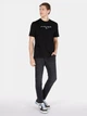 Футболка хлопковая длинная мужская Colin's CL1074506BLK L Black с принтом (8684112632957) - изображение 3