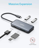 Hub Anker PowerExpand Premium 5-in-1 USB-C to HDMI 4K Media Grey (A8334HA1) - obraz 2