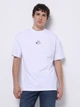 Футболка хлопковая длинная мужская Colin's CL1077190OFW L Off White с принтом (8684112936079) - изображение 1
