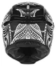 Мотошолом Exklusiv Goliath Maori чорний/білий, XL - изображение 2
