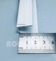 Направляющая П-образная с пенным скотчем для рулонных штор BESTA UNI. Белая - изображение 3