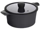 Кастрюля RINGEL Zitrone Black RG-2108-24/1 BL-R (4.2л/24см) - изображение 1