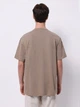Футболка хлопковая длинная мужская Colin's CL1074161TPE S Taupe (8684112749068) - изображение 2
