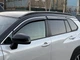 Вітровики з хромованим молдингом (4 шт, Niken) для Toyota Corolla Cross 2020- рр - зображення 2