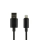 Кабель Hoco X88 Gratified USB - Lightning (M/M), 1 м, Black (6931474783301) - изображение 1