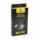 Перехідник Cablexpert USB Type-C - HDMI (M/F), 0.15 м, чорний/сріблястий (A-CM-HDMIF8K) - зображення 2