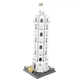 Конструктор 3D Wange Архітектура Пізанска Башня Tower of Pisa для дітей та дорослих, 1390 деталі різнокольоровий 5214 - зображення 5