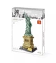 Конструктор 3D Wange Архітектура Статуя Свободи The Statue of Liberty для дітей та дорослих,3Д, 1409 деталей різнокольоровий 5227 - зображення 2