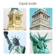 Конструктор 3D Wange Архітектура Статуя Свободи The Statue of Liberty для дітей та дорослих,3Д, 1409 деталей різнокольоровий 5227 - зображення 6