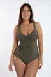 Купальник слитный с уплотнённой чашкой Marc & Andre 56D/5XL Оливковый (115475) - изображение 1